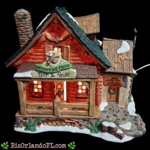 VINTAGE: O'Well Santa's Workbench Wandering Moose Bar & Grill (Victorian Series)